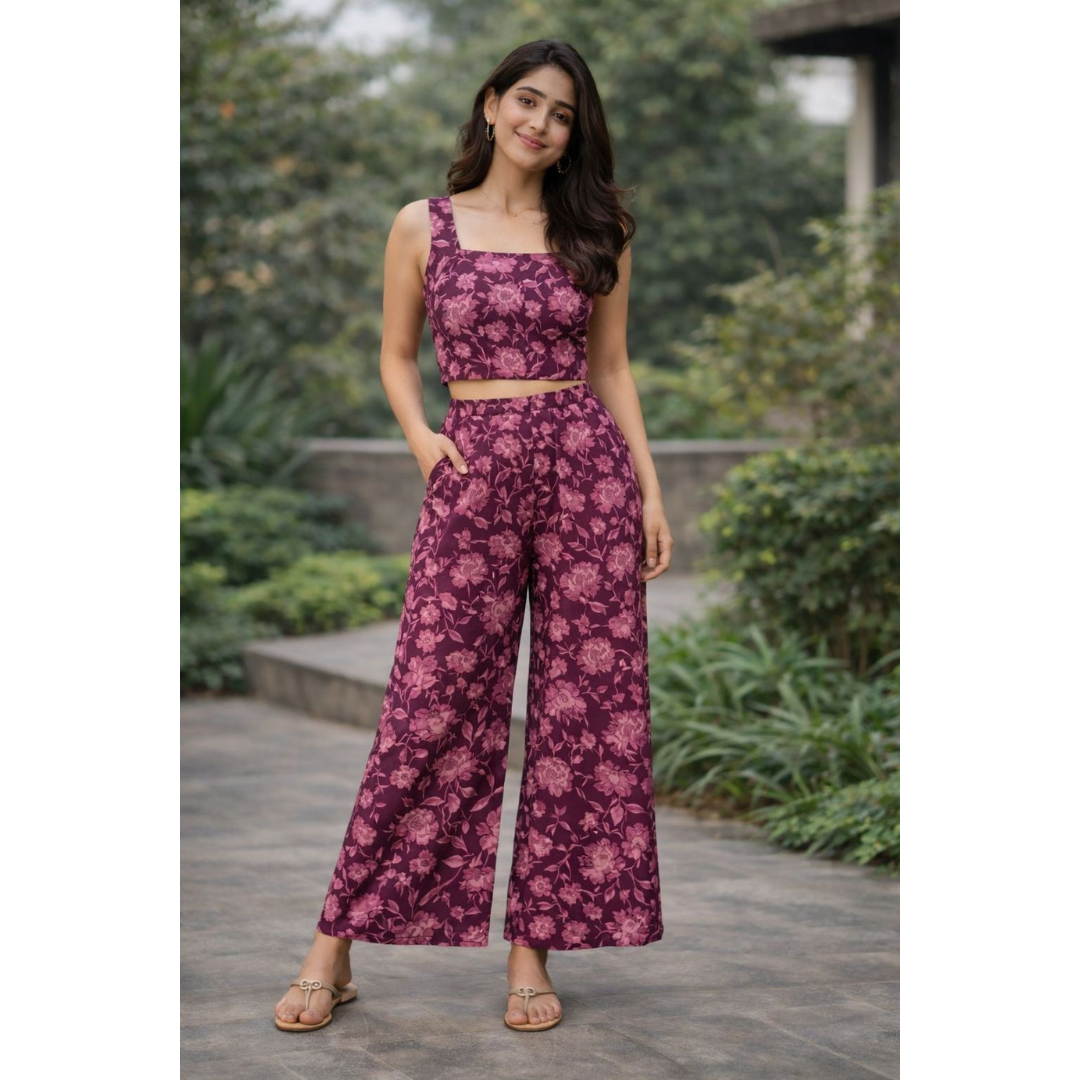 Mulberry Bloom Cotton