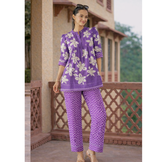 Lavender Bloom Cotton set