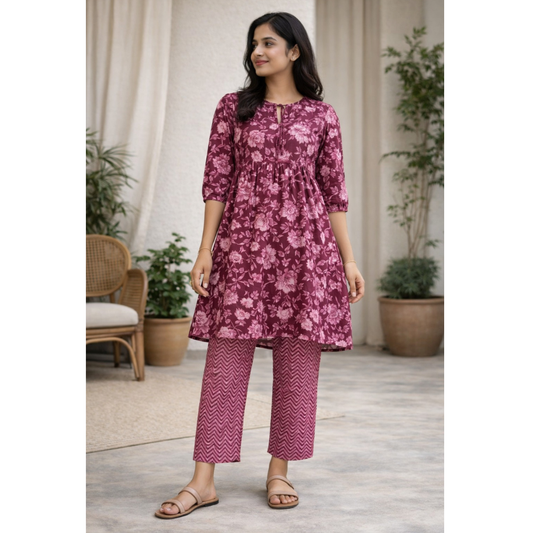 Mulberry Bloom Cotton