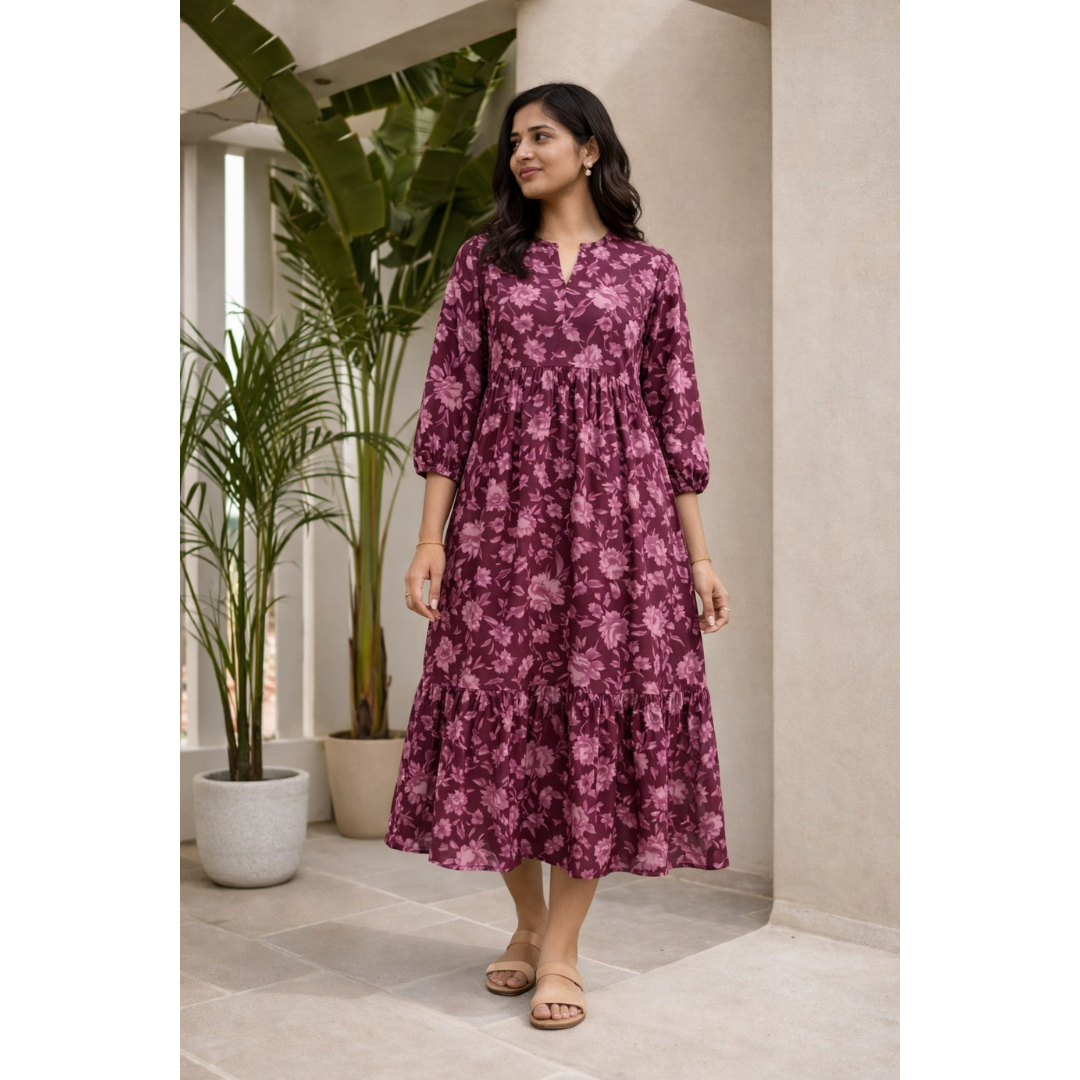 Mulberry Bloom Cotton
