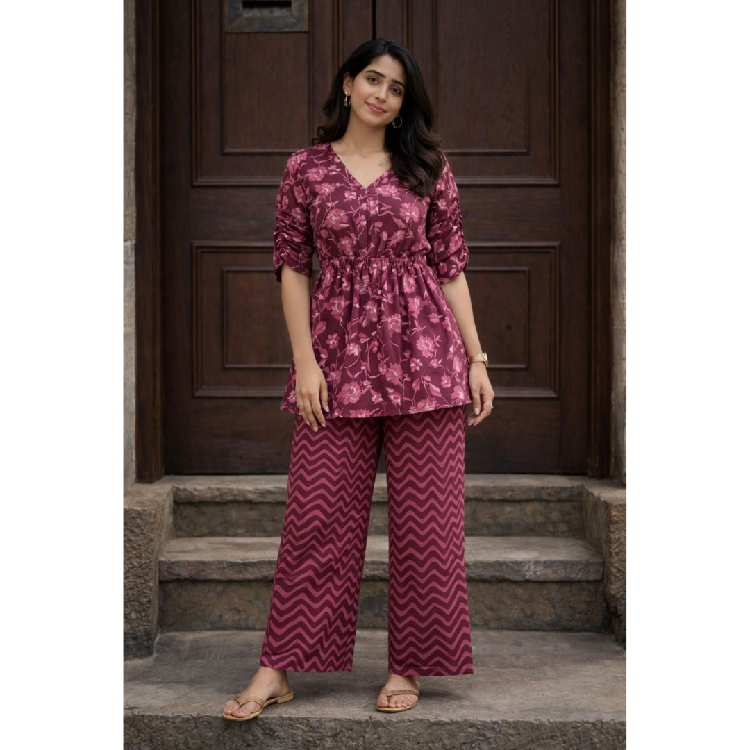 Mulberry Bloom Cotton